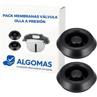 ALGOMAS Membran für Schnellkochtopf, kompatibel mit Fissler, 2 Ersatzteile, Silikon, hohe Temperatur, sichere Dampfkontrolle, Magic Comfort Blue Point Vitaquick ab 2010