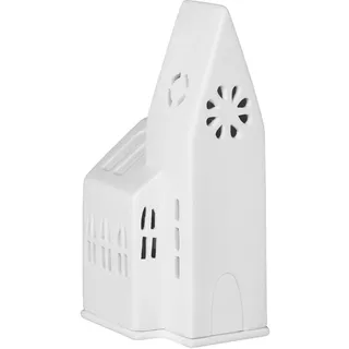 räder Teelichthalter Lichthaus Kirche Klein Porzellan Weiß