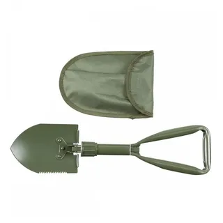 Max Fuchs Mini Klappspaten, 3-teilig, oliv