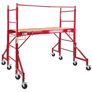 DEMA - Arbeitsgerüst Baugerüst Gerüst Arbeitshöhe 3m Fahrgerüst Bau Rollgerüst fahrbar