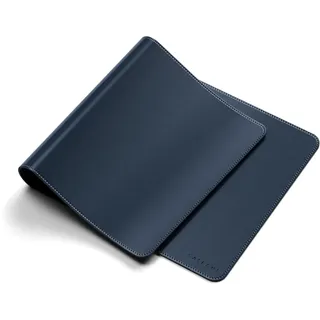 Satechi Vegan-Leather Premium Desk Mat Blau