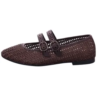 TAMARIS Da.-Ballerina für Damen, braun, 39 EU