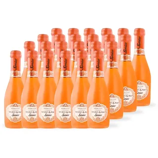 SCAVI & RAY Sprizz Aperitivo Piccolo – 24 x 0,2l mediterraner Cocktail mit spritziger Grapefruit & Blutorange, 5,5% Vol. Alkohol – perfekt für unterwegs & kleine Genussmomente