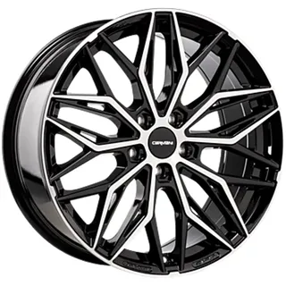 CARMANI 26 Max 7 x 17 5 x 108 ET50 MB65,1 Schwarz Poliert