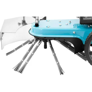 Hillvert Wildkraut-Kehrmaschine Benzin Motorbesen Fugenbürste 3000 W 3000 U/min 66 cm