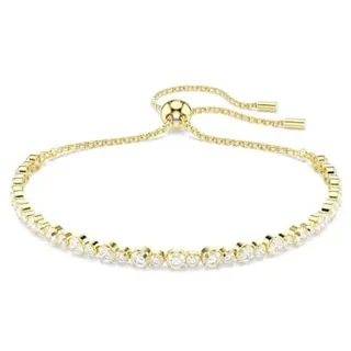 Swarovski Matrix Armband Rundschliff Weiß Goldlegierungsschicht
