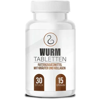 Wurm Tabletten Wurmkur schnelle Wirkung Futterzusatzmittel für Hund Katze