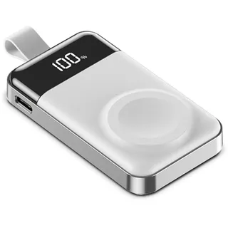 EFAITHLIFE Apple Watch Power Bank für Series 10/Ultra 2/9/8/SE/Ultra/7/6/5/4/3/2/1, iPhone Samsung und mehr, tragbares Apple Watch Ladegerät Wireless für Travel Essentials (Rosa)