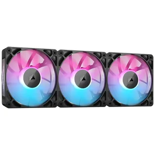 Corsair iCUE LINK RX120 RGB Starter Kit, Schwarz 3 Stück(e)