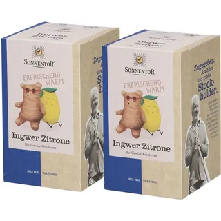 2x Sonnentor TEE Ingwer Zitrone 2x18 St Tee