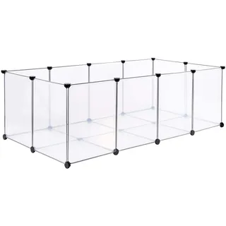 LIONTO Freigehege für Kaninchen 145 x 74 x 47 cm