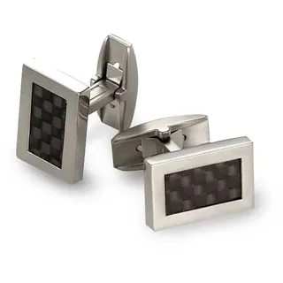 Boccia Manschettenknöpfe 0603-03 Titan Carbon