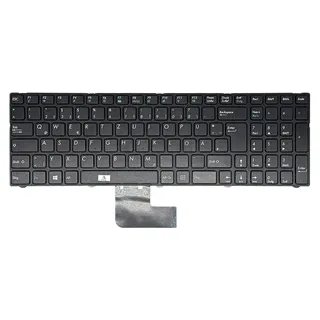 DEUTSCHE - Schwarz Tastatur Keyboard kompatibel für Medion Akoya MD99855, MD99856 - Schwarz