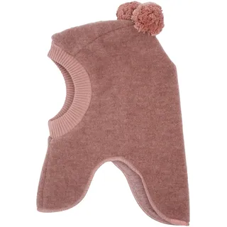 Maximo Woll-Schlupfmütze mit Bommel, rosa 51