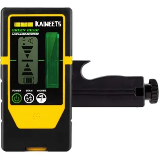 KAIWEETS Laserdetektor Empfänger 3 x 360 Laser-Nivelliergerät KT360A Halterung