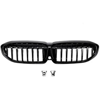Set Performance Kühlergrill Schwarz Glanz passt auf BMW 3er G20 G21 Sport +M