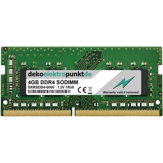 dekoelektropunktde 4GB DDR4 2666Mhz RAM Speicher kompatibler Ersatz für Synology Diskstation D4NESO-2666-4G