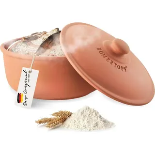 Römertopf Brotbacktopf rund, terracotta MEDI