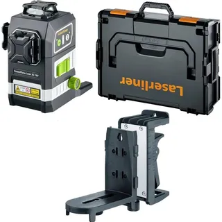 LASERLINER PowerPlane-Laser 3G Multi-18V Dreidimensionaler Laser grüner Laser, inkl. Box, ohne Akku, selbstnivellierend Reichweite (max.): 60 m