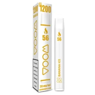 VOOM #1200 56 Banana Ice - 2% nicotine - 1  single unit