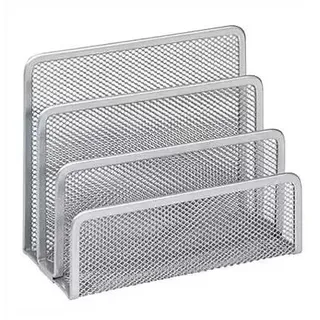 Zeller Briefständer Meshline  silber