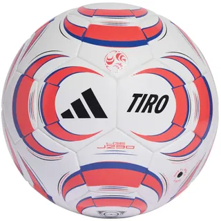 adidas Tiro League 290g Leicht-Fußball JW1527 - white/black/lucid red/power blue