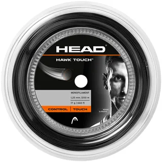 Head Hawk Touch (200m Reel) Tennissaite anthrazit, 17