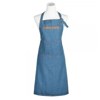 PAD Schürze Denim Baumwolle Blau