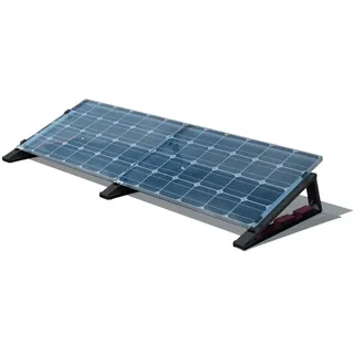 venturama solar Flachdach-Aufständerung Set Black Line für 2 PV-Module