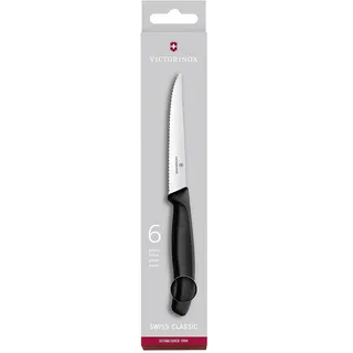 Victorinox Swiss Classic Steakmesser-Set 6-tlg. 11 cm Schwarz/Silber