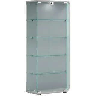 VCM Holz Glas Stand Vitrine Sammelvitrine Cenila L