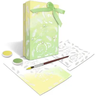 Ursus - Ludwig Bähr Bastelkartonpapier Zauberpapier 250g/qm VE=10 Blatt A4 Dino Motiv 11