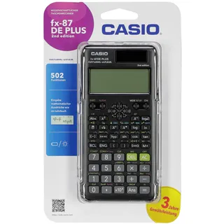 Casio FX-87DE Plus-2 Wissenschaftlicher Taschenrechner schwarz
