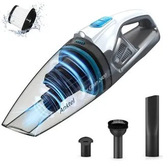 PowerClean 2400 Handheld Vakuum Cleaner Test Gewinner 9500 PA Ladestation LED LED LED LEGELNEHMENSLEINEN NAKE & DRY WASSABLICHEN HEPA -FILTER