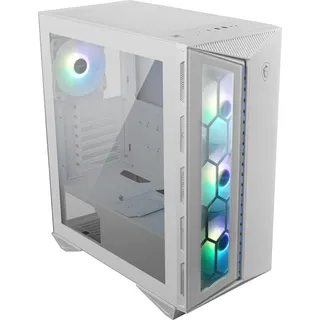 MSI MPG Gungnir 110R MIDI Tower Gaming Gehäuse, Echtglas Seitenfenster Weiß