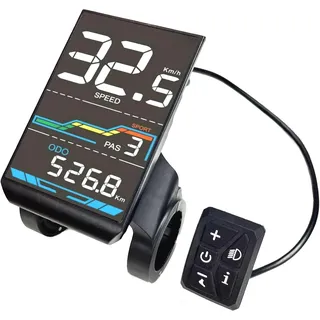 HillMiles MileCity 1/MilePort 1/MileTrail 1 Elektrofahrrad Universal LCD Display