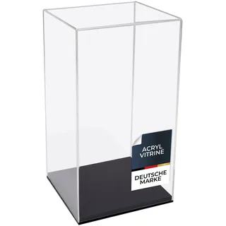 HMF 46812 Acryl Vitrine für Modellautos, Figuren, 20 x 20 x 38 cm, Transparent