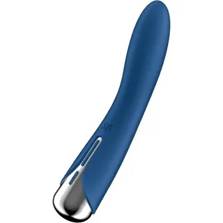 Satisfyer Spinning Vibe 1 G-Punkt Vibrator | 12 Vibrations- und 5 Rotationsprogramme | Sexspielzeug für Frauen | Erotisches Sexspielzeug mit rotierendem Kopf | Wasserdicht (IPX7) | Blau