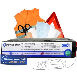 First Aid Only Erste-Hilfe-Tasche 3 in 1 DIN 13164 grau
