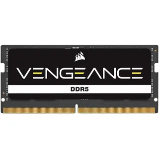 Corsair Vengeance SODIMM DDR5 32GB (1x32GB) 5200MHz C44-44-44-84 1.10V Intel XMP 3.0 Laptop-Speicher – Schwarz (CMSX32GX5M1A5200C44)
