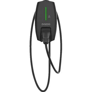 EVSEDO Wallbox AC011K-AE-25/4M Ladestation für Elektrofahrzeuge, 11 kW, Kabellänge: 4 m