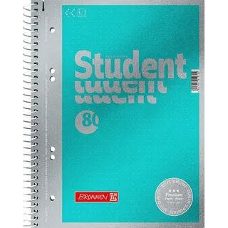Brunnen Collegeblock Premium Student A5 liniert Blau