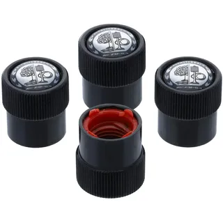 Mercedes-Benz Ventilkappen Set 4-teilig Chrom