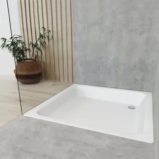 Kaldewei Sanidusch Rechteck-Duschwanne 70 x 75 x 14 cm Stahl Weiß (448030000001)