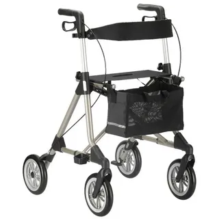 Eschenbach RUSSKA Rollator Elan Plus - mit extra weichen Komfort Rädern champagner