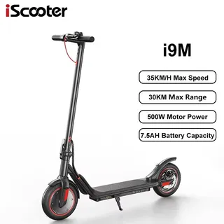 iScooter i9M 35km/h Elektroroller 500W 315WH 10 Zoll Klappbar E-Scooter Mit APP
