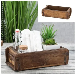Cepewa Holzkiste Ziegelform | braun