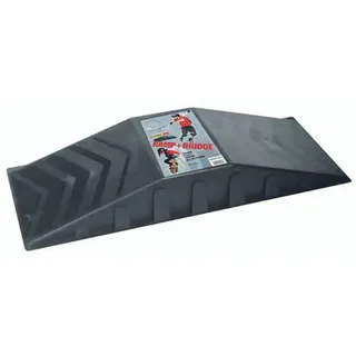 StarPlast Skater Rampe für Skateboard, Inliner & BMX – Tragbare Mini-Rampe, robust & wetterfest - Blau/Schwarz