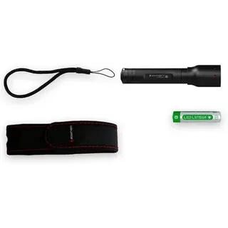 Led Lenser P5, Stift-Blinklicht, Schwarz, Aluminium, Tasten, Drehregler, IPX4, LED