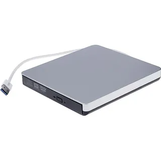 BEWINNER USB 3.0 Ultradünnes Externes optisches Laufwerk, CD-RW, DVD-RW-Brenner, CD/DVD-Player, tragbarer DVD-Recorder für Windows/Mac OS
